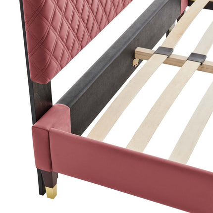 Modway MOD-6271 Harlow Performance Velvet King Platform Bed Frame Modway