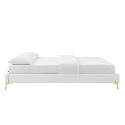 Modway MOD-6751 Gwyneth Tufted Performance Velvet Queen Platform Bed Modway