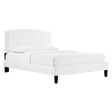 Modway MOD-6283 Alessi Performance Velvet Queen Platform Bed Modway