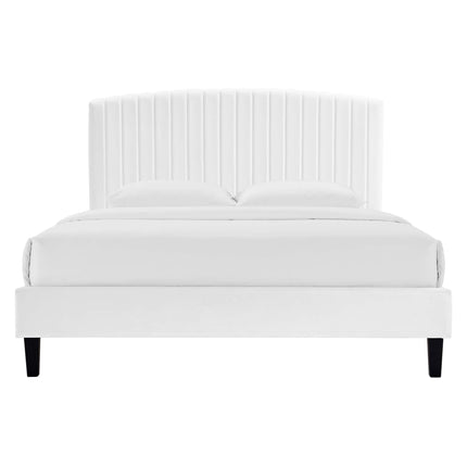 Modway MOD-6283 Alessi Performance Velvet Queen Platform Bed Modway