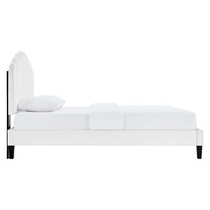 Modway MOD-6287 Daisy Performance Velvet Queen Platform Bed Modway