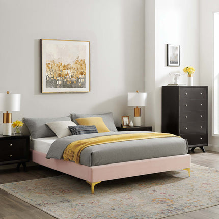 Modway MOD-6305 Sutton Performance Velvet Twin Bed Frame - Plaza Home Decor