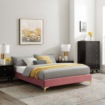 Modway MOD-6306 Sutton Performance Velvet Full Bed Frame - Plaza Home Decor