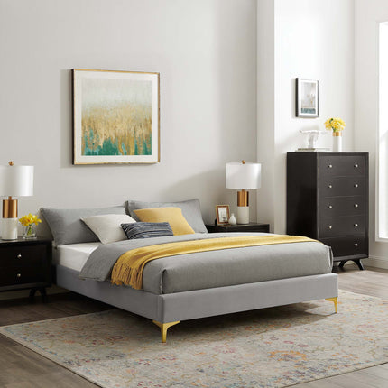Modway MOD-6306 Sutton Performance Velvet Full Bed Frame - Plaza Home Decor