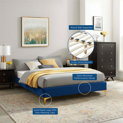 Modway MOD-6306 Sutton Performance Velvet Full Bed Frame - Plaza Home Decor