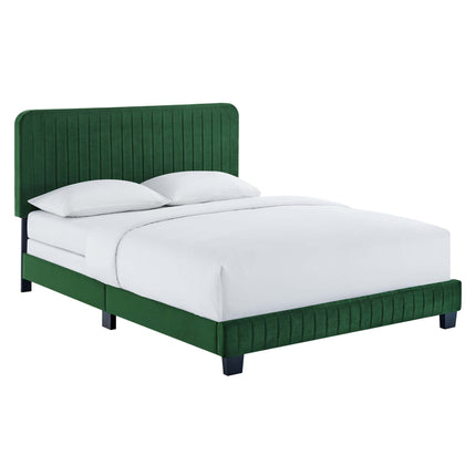 Modway MOD-6330 Celine Channel Tufted Performance Velvet Queen Bed Modway