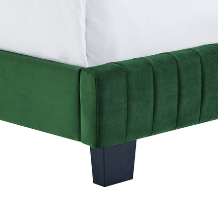 Modway MOD-6330 Celine Channel Tufted Performance Velvet Queen Bed Modway