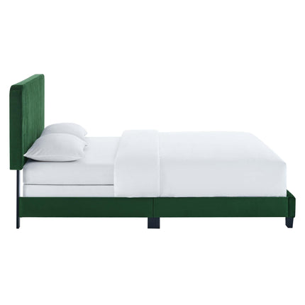 Modway MOD-6330 Celine Channel Tufted Performance Velvet Queen Bed Modway