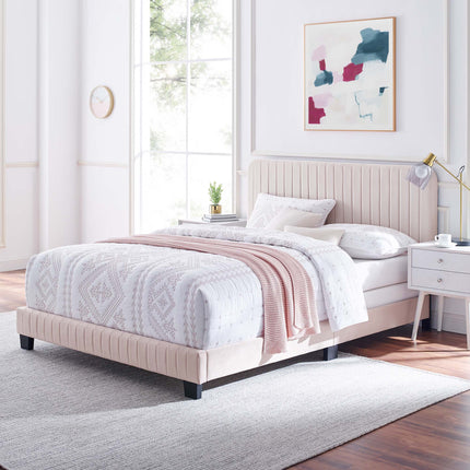 Modway MOD-6330 Celine Channel Tufted Performance Velvet Queen Bed Modway