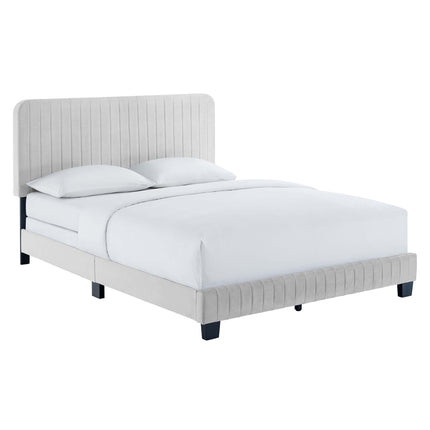 Modway MOD-6331 Celine Channel Tufted Performance Velvet Full Bed Modway