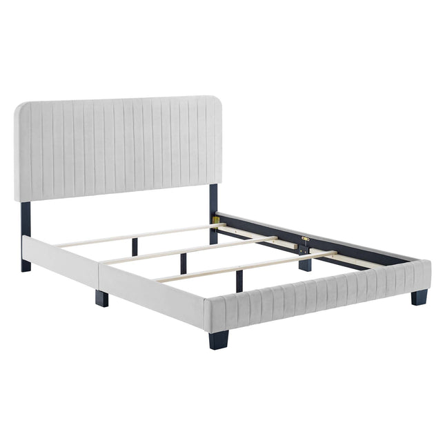 Modway MOD-6331 Celine Channel Tufted Performance Velvet Full Bed Modway