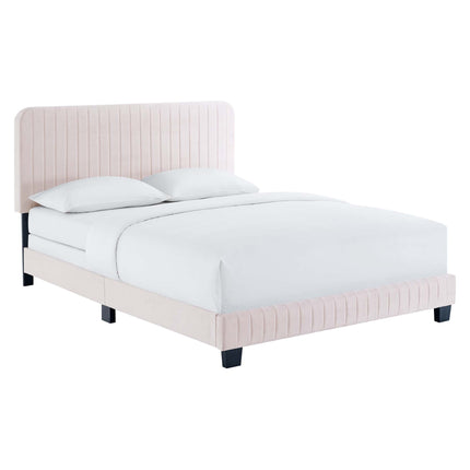 Modway MOD-6331 Celine Channel Tufted Performance Velvet Full Bed Modway