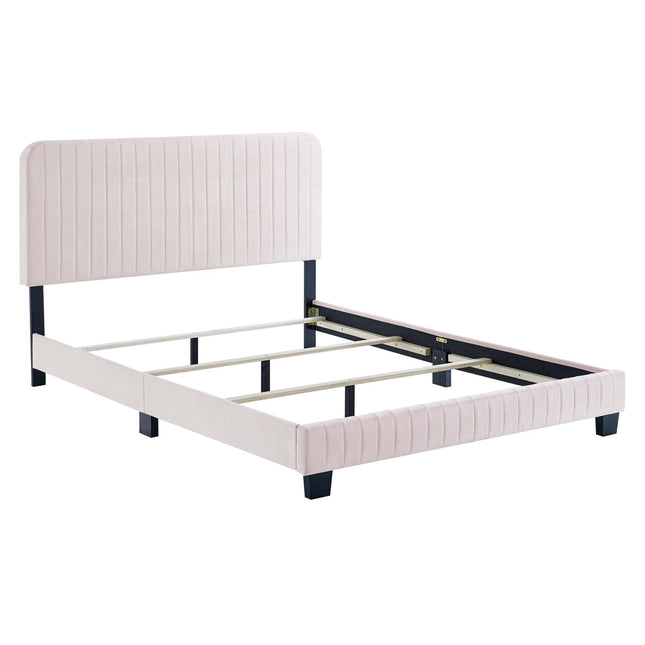 Modway MOD-6331 Celine Channel Tufted Performance Velvet Full Bed Modway