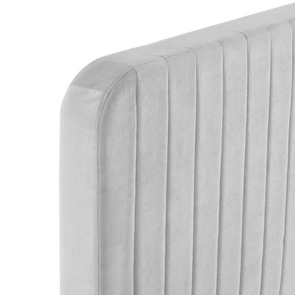 Modway MOD-6334 Celine Channel Tufted Performance Velvet Queen Platform Bed Modway