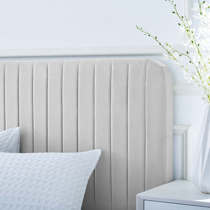 Modway MOD-6336 Celine Channel Tufted Performance Velvet Twin Platform Bed Modway