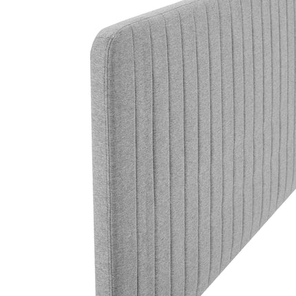 Modway MOD-6342 Milenna Channel Tufted Upholstered Fabric King/California King Headboard Modway