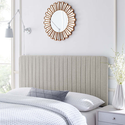 Modway MOD-6342 Milenna Channel Tufted Upholstered Fabric King/California King Headboard Modway