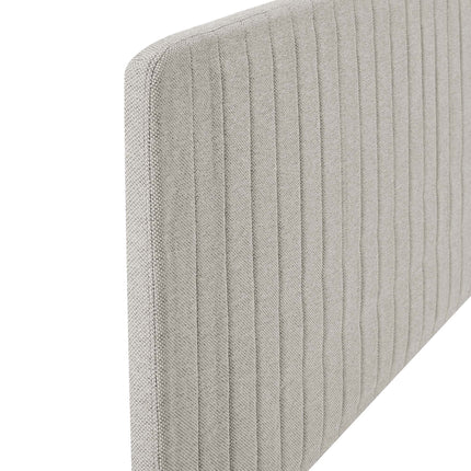 Modway MOD-6342 Milenna Channel Tufted Upholstered Fabric King/California King Headboard Modway