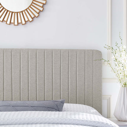 Modway MOD-6342 Milenna Channel Tufted Upholstered Fabric King/California King Headboard Modway