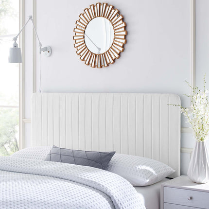 Modway MOD-6342 Milenna Channel Tufted Upholstered Fabric King/California King Headboard Modway