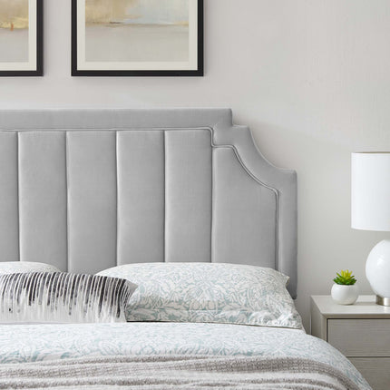Modway MOD-6347 Alyona Channel Tufted Performance Velvet Full/Queen Headboard Modway