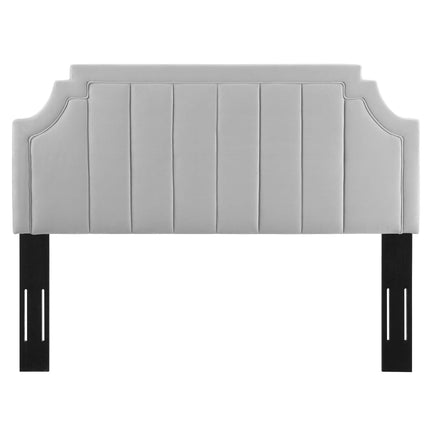 Modway MOD-6347 Alyona Channel Tufted Performance Velvet Full/Queen Headboard Modway