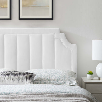 Modway MOD-6347 Alyona Channel Tufted Performance Velvet Full/Queen Headboard Modway