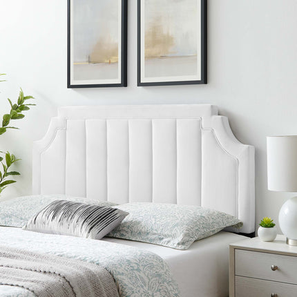 Modway MOD-6347 Alyona Channel Tufted Performance Velvet Full/Queen Headboard Modway