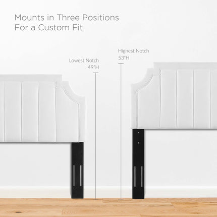 Modway MOD-6348 Alyona Channel Tufted Performance Velvet King/California King Headboard Modway