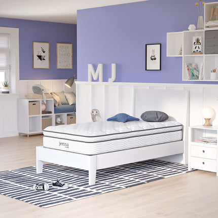 Modway MOD-6363 Jenna 10" Innerspring and Foam Twin XL Mattress Modway