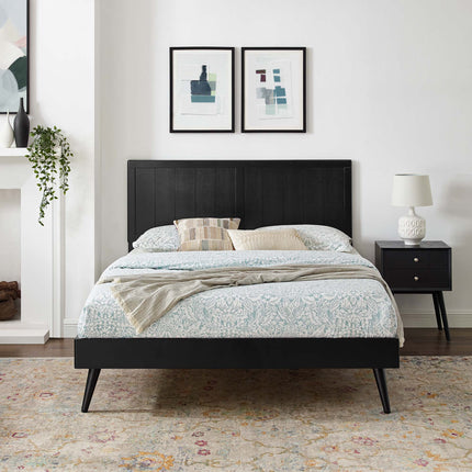 Modway MOD-6379 Alana Wood Queen Platform Bed With Splayed Legs Modway