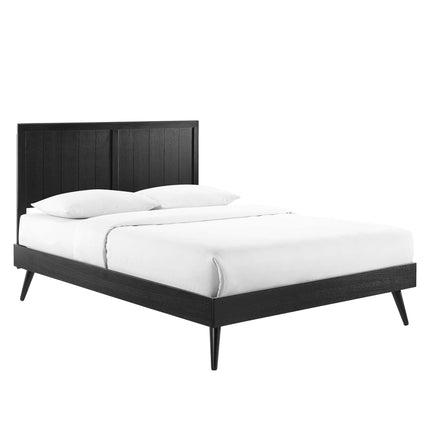 Modway MOD-6379 Alana Wood Queen Platform Bed With Splayed Legs Modway