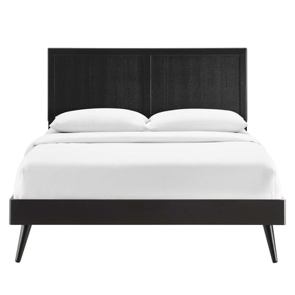 Modway MOD-6379 Alana Wood Queen Platform Bed With Splayed Legs Modway