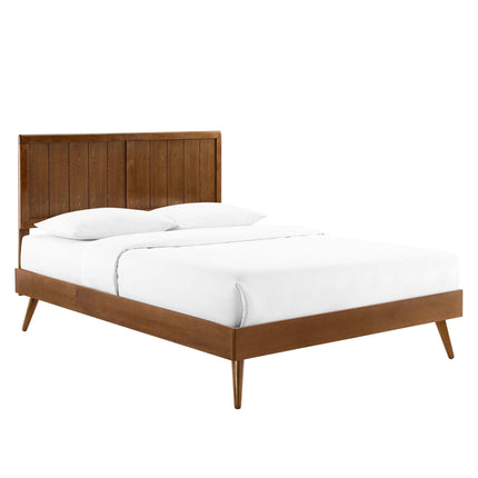 Modway MOD-6379 Alana Wood Queen Platform Bed With Splayed Legs Modway
