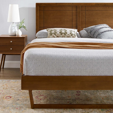 Modway MOD-6381 Marlee Wood Queen Platform Bed With Angular Frame Modway