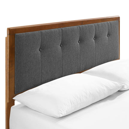 Modway MOD-6384 Willow Wood Queen Platform Bed With Angular Frame Modway
