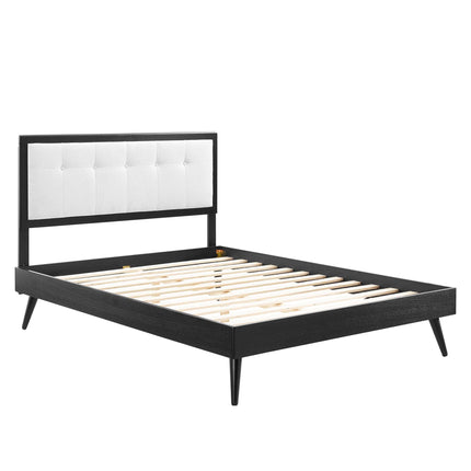 Modway MOD-6385 Willow Wood Queen Platform Bed With Splayed Legs Modway