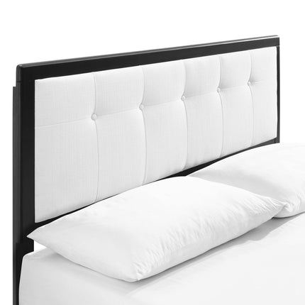 Modway MOD-6385 Willow Wood Queen Platform Bed With Splayed Legs Modway