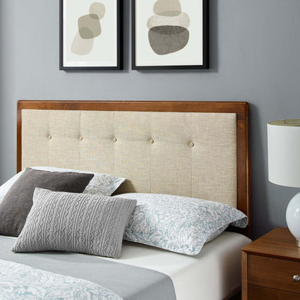 Modway MOD-6385 Willow Wood Queen Platform Bed With Splayed Legs Modway