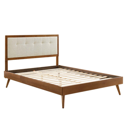 Modway MOD-6385 Willow Wood Queen Platform Bed With Splayed Legs Modway