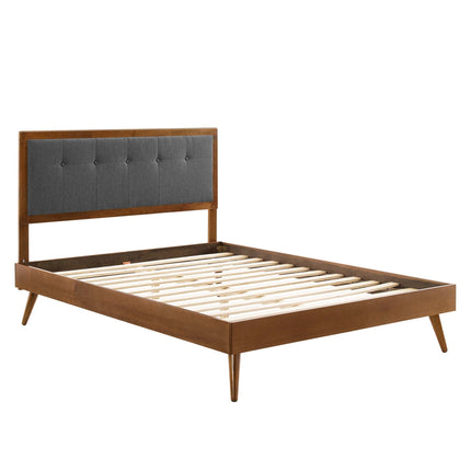 Modway MOD-6385 Willow Wood Queen Platform Bed With Splayed Legs Modway