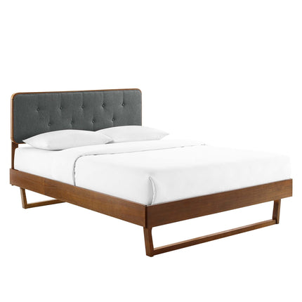 Modway MOD-6387 Bridgette Wood Queen Platform Bed With Angular Frame Modway