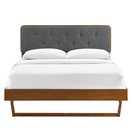 Modway MOD-6387 Bridgette Wood Queen Platform Bed With Angular Frame Modway