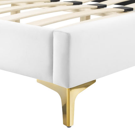 Modway MOD-6595 Peyton Performance Velvet Queen Platform Bed Modway