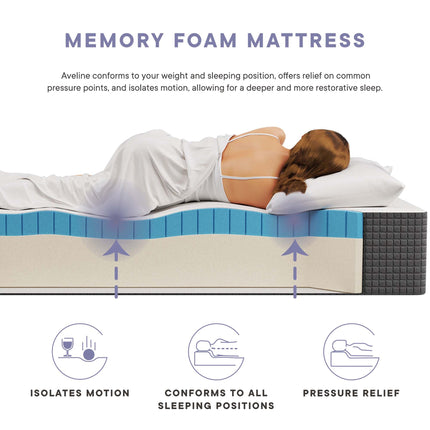 Modway MOD-6599 Aveline 12" Memory Foam Full Mattress Modway