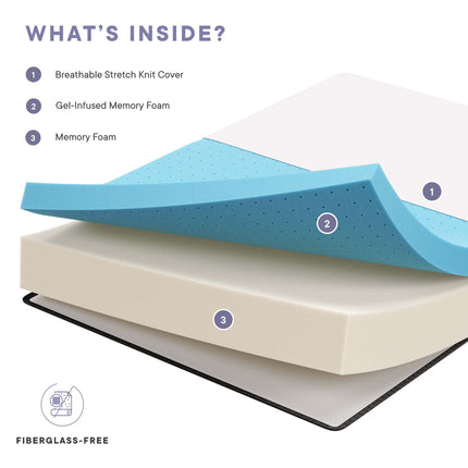 Modway MOD-6599 Aveline 12" Memory Foam Full Mattress Modway