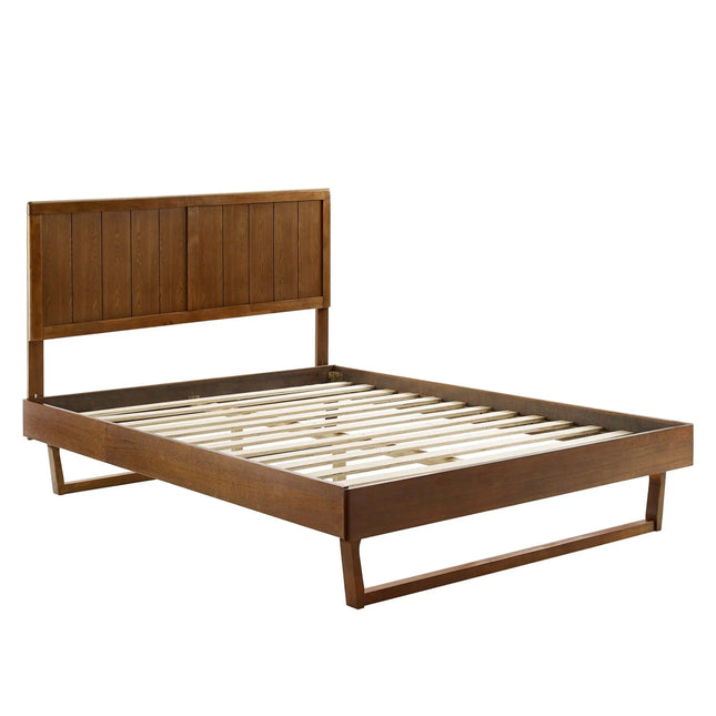 Modway MOD-6617 Alana Wood King Platform Bed With Angular Frame Modway