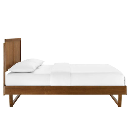 Modway MOD-6617 Alana Wood King Platform Bed With Angular Frame Modway