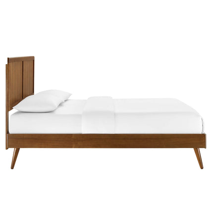 Modway MOD-6620 Alana Wood King Platform Bed With Splayed Legs Modway