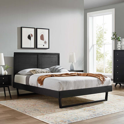 Modway MOD-6625 Marlee Wood Full Platform Bed With Angular Frame Modway